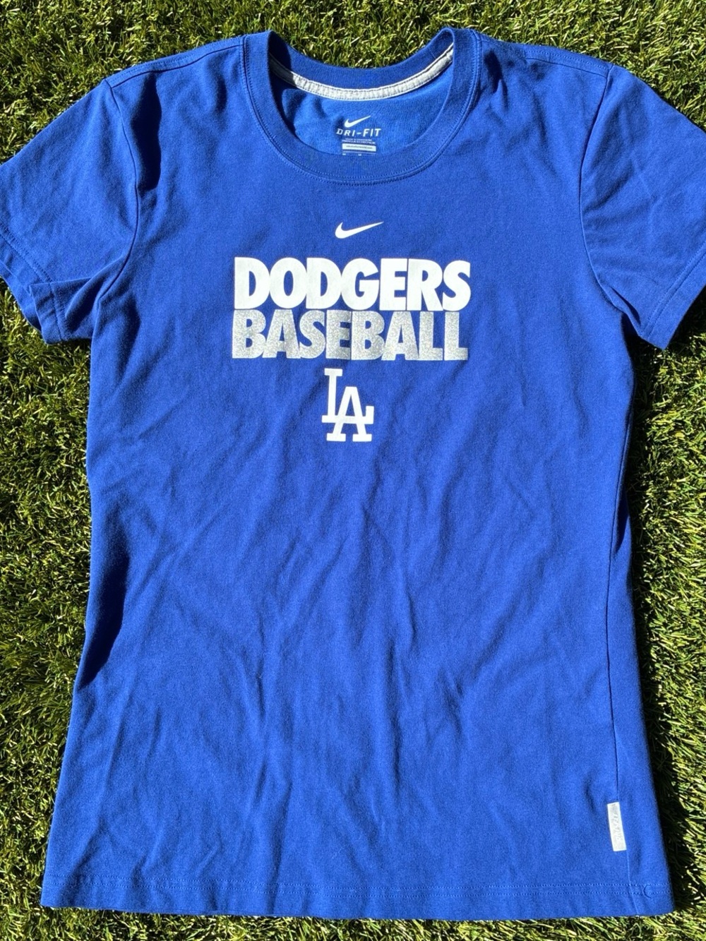 Nike Dodgers Baseball Blue Short Sleeve Tee